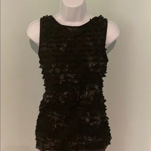 Karen Kane large fun metallic party top!